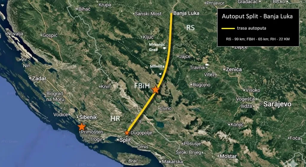 Ide li auto put Banjaluka – Split?