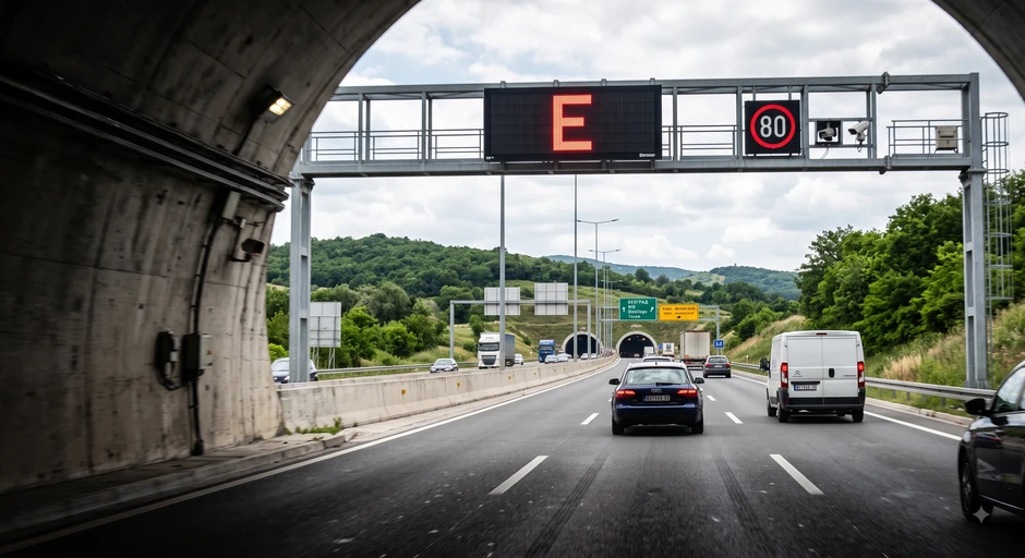 MISTERIOZNI ZNAK „E“ NA AUTO PUTU ZBUNJUJE VOZAČE!
